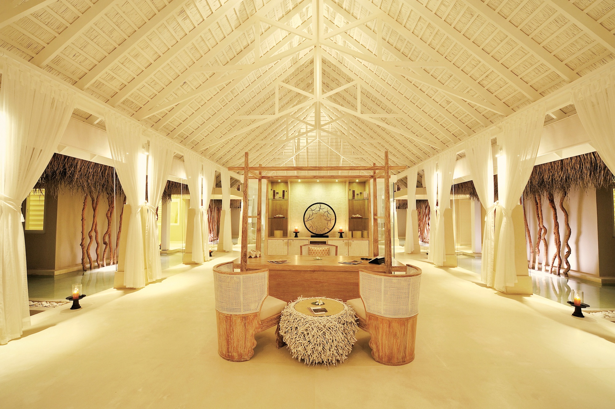 The spa treatment room. Ayada operates a full spa programme, positioned as a core part of the resort experience rather than an add-on.
