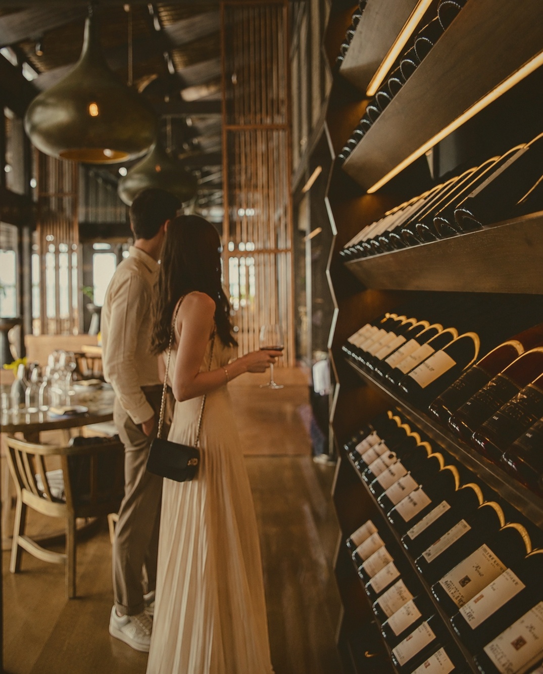 The wine cellar. Open access under the Anything Anytime Anywhere inclusion programme, the cellar is unusually serious for an all-inclusive proposition.