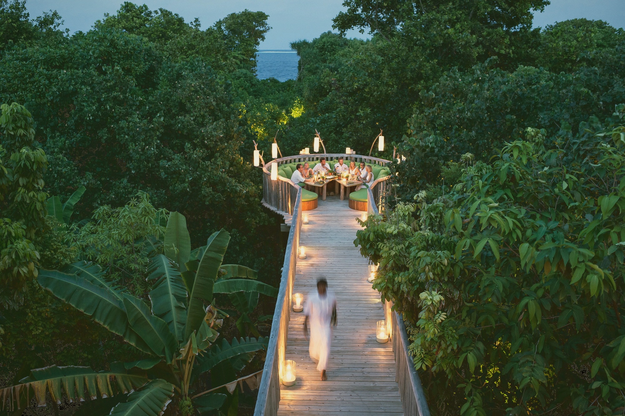 Fresh in the Garden. The organic kitchen garden and treehouse restaurant, a central piece of the eco-credentials Soneva is known for.