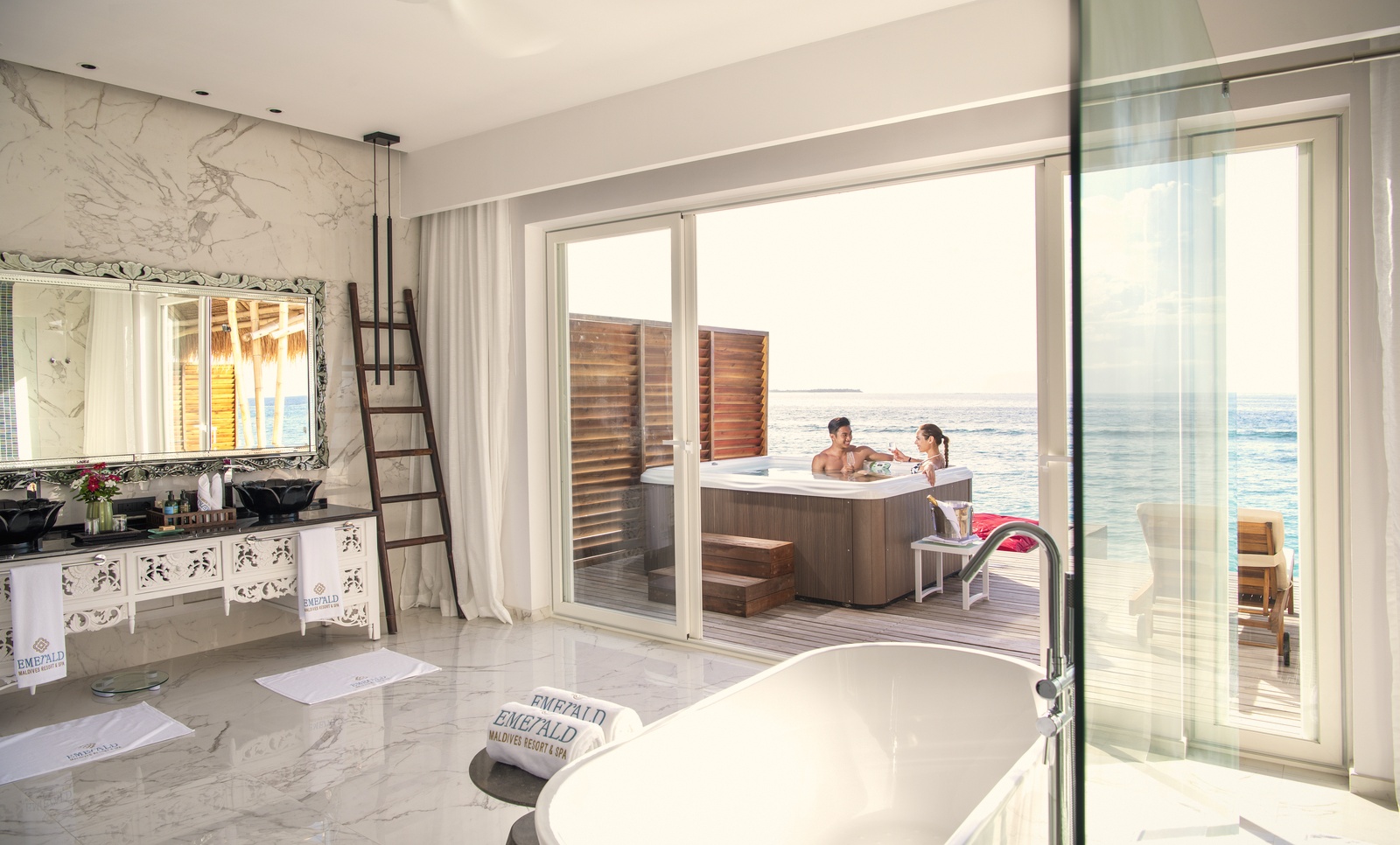 Overwater Villa. Emerald Maldives Resort & Spa