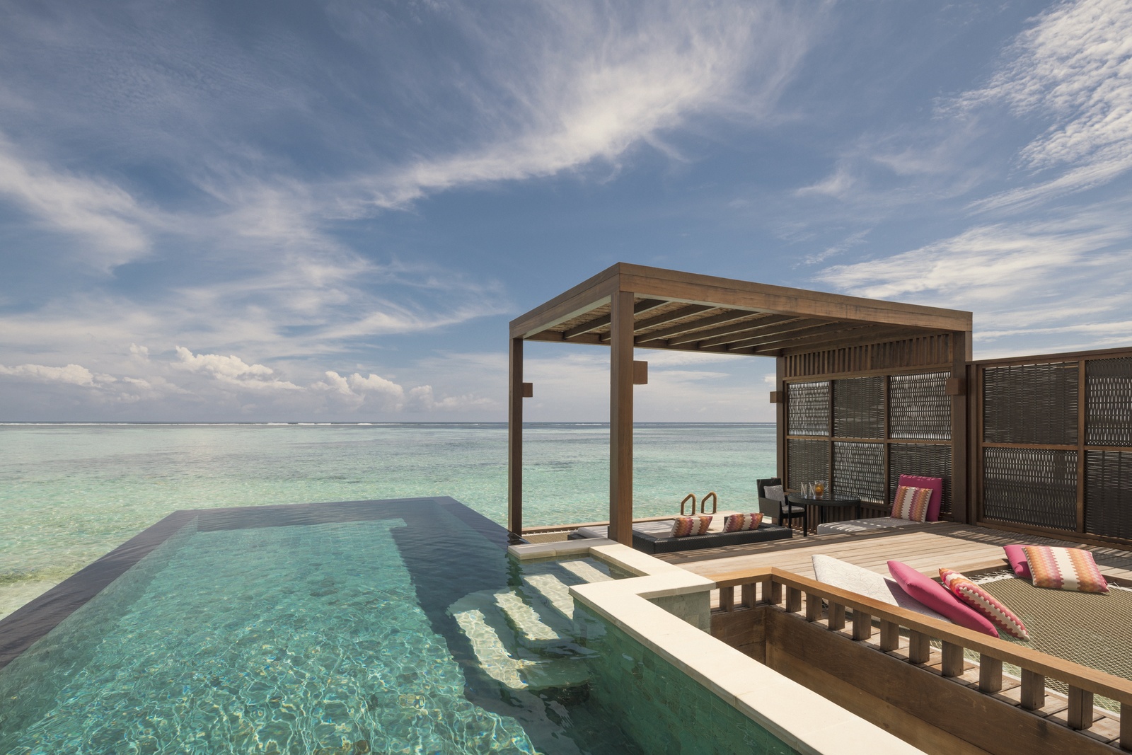 Overwater Bungalow. Four Seasons Maldives at Kuda Huraa