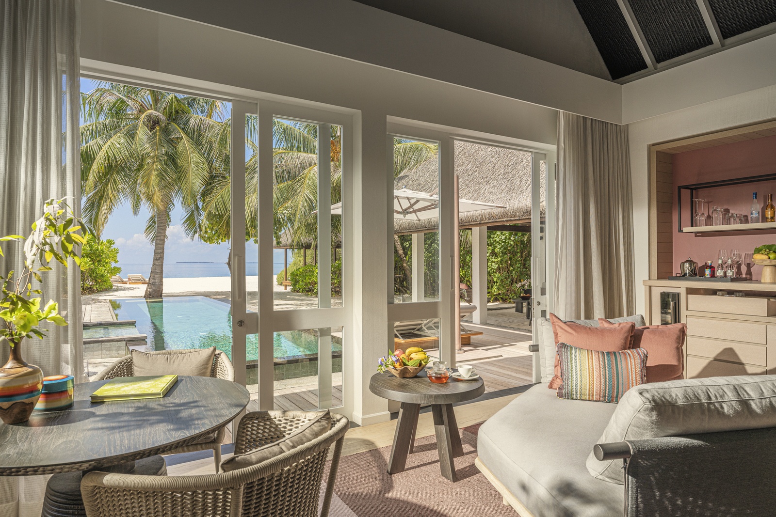 Sunset Beach Pool Villa. Four Seasons Maldives at Landaa Giraavaru