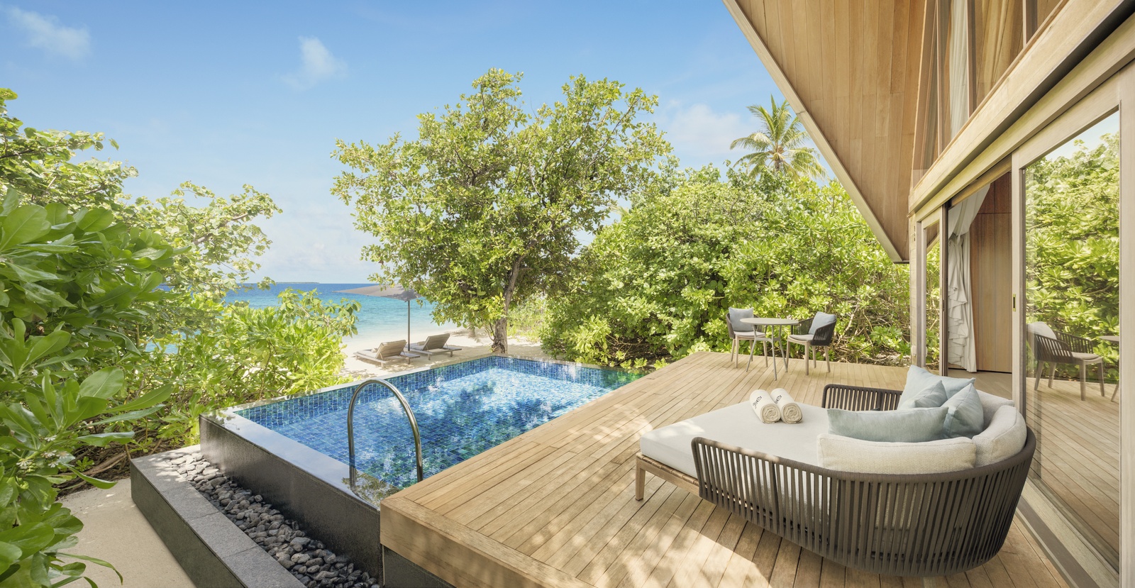 Beach Pool Villa. St. Regis Maldives Vommuli Resort