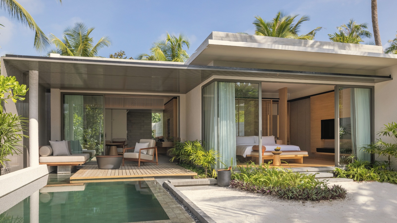 Sunset Beach Pool Villa. Alila Kothaifaru Maldives