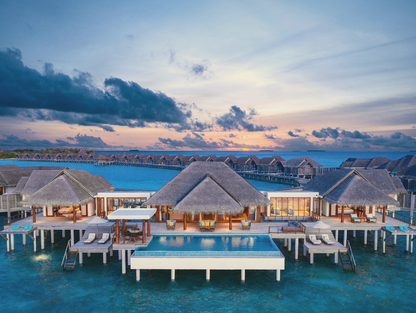 Sunset Pool Villa. Anantara Kihavah Maldives Villas