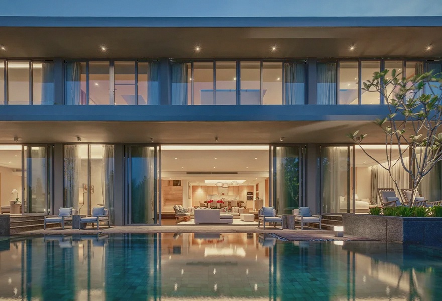 Three-Bedroom Beach Pool Residence. Anantara Kihavah Maldives Villas