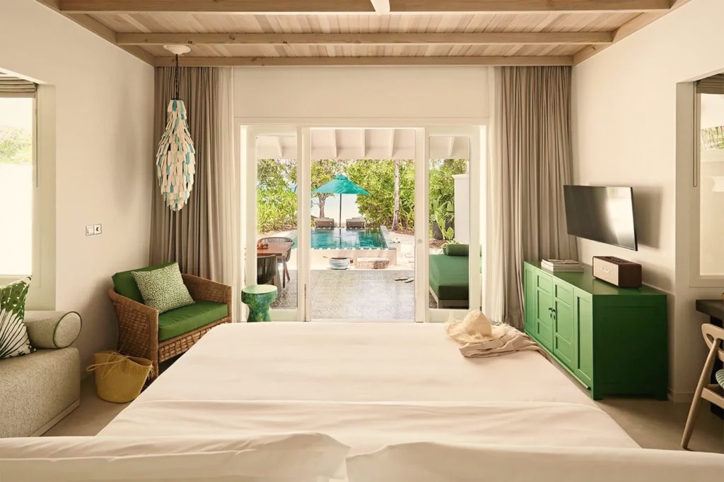Beach Pool Villa. Finolhu