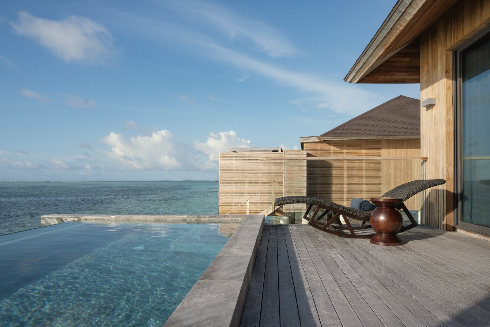 Sunset Aqua Pool Villa. Madifushi Private Island Maldives