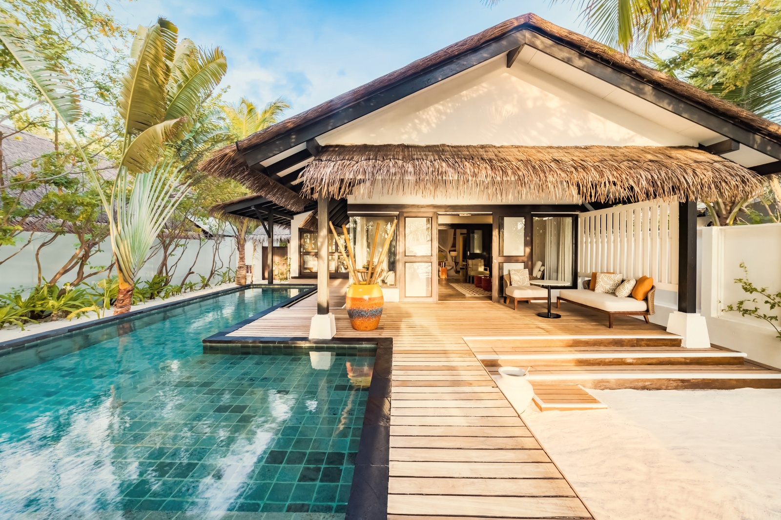 Earth Pool Pavilion. Ozen Life Maadhoo