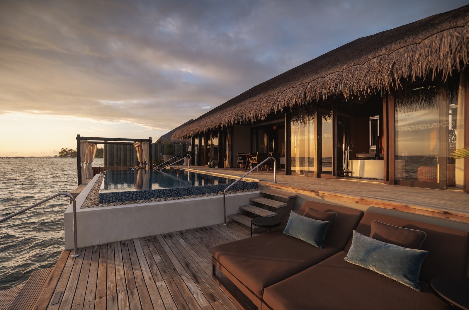 Sunset Water Pool Villa. Velaa Private Island